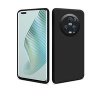 HSP Cover per HONOR Magic5 Pro [repellente alla polvere] Custodia protettiva in silicone TPU premium | antigraffio antiurto | Protezione della fotocamera | Vestibilità perfetta sottile | Nero