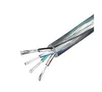 HSQPMGPRJ 1/2 m 2 3 4 5 Core Cavo di Alimentazione Trasparente 28/26/24/22/20/18/16AWG Isolamento in PVC in Rame stagnato Linea Leggera(4 Cores 2m,20AWG)