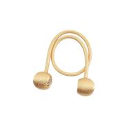 HSQPMGPRJ 1/2 Pezzi di fermatende magnetici a Sfera, Accessori for aste, Clip con Fibbia, Gancio, Decorazione for la casa(Light Yellow,2pcs)