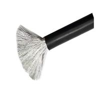 HSQPMGPRJ 4/5/6m Super Soft Flessibile in Silicone Rosso Nero Wire12 14 16 18 20 22 24 AWG Cavo di Alimentazione Elettrica della Batteria for Auto Resistente al Calore(Black 4m,24 AWG)