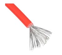 HSQPMGPRJ Filo di Rame Solare fotovoltaico Rosso Estensione CC del Pannello Cavo 2.5mm2 4mm2 6mm2 dell'AWG 14/12/10 for Il Sistema PV(Red Cable 15 Meter,10 AWG)