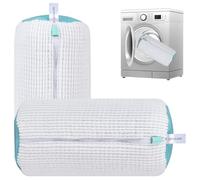 HSQUARE Borsa per scarpe per lavatrice, set da 2 pezzi, borsa per la lavanderia, borsa per la lavanderia, per lavatrice e asciugatrice, borsa per scarpe per lavatrice, tutti i tipi e le misure,