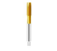 HSS Cobalt Containing Tip Screw tap Machine tap Drill Tools Stainless Steel Special Titanium-Plated Thread Tapping M3 M4 M5 M6(Straight,M12x1.75)