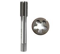 HSS M16x 1mm Rubinetto & M16x 1mm Die Metrico-Filetto-Destro-Acciaio Alta Veloci