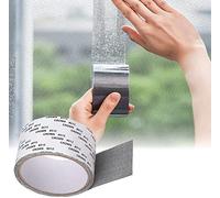 HSS Nastro Per Riparare Zanzariere Nastro Adesivo Per Finestre Schermo Patch Adesivo Forte Per Riparazione Di Finestre E Porte Anti-zanzara Insetto Finestre Insetto con Adesivo Forte,5cm x 200cm, Nero