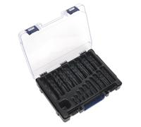 HSS Rotolo Forgiato Trapano Punta Assortimento 170pc Ø1-10mm - Sealey DBS170RF