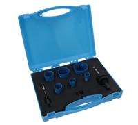 HSS Set Seghetto Bi-Metallo Taglierine Acciaio Alluminio Legno PVC 18mm - 51m...