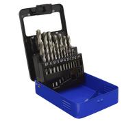 HSS Split Punto Pienamente Terra Set Trapano 19pc Metrico - Sealey AK47191 Nuovo