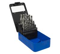 HSS Split Punto Pienamente Terra Set Trapano 25pc Metrico - Sealey AK47251 Nuovo
