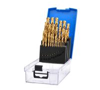 HSS Titanio Nitruro Rivestito Set Punte Trapano 25 Pezzi Per Steel Legno Plastic