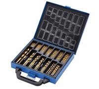HSS Titanio Nitruro Rivestito Set Punte Trapano 99 Pezzi Per Steel Legno Plastic
