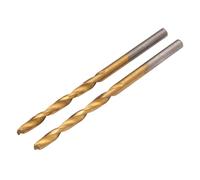 HSS Titanio Rivestito di Nitruro Trapano Punta 3.5mm x 70mm 2pk Acciaio Legno