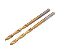HSS Titanio Rivestito di Nitruro Trapano Punta 3.5mm x 70mm 2pk Acciaio Legno