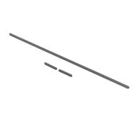 HSSDTECH 3pcs Piedini della scocca Inferiore Ricambio per dell Latitude 3450 Dark Grey (1 Long, 2 Short)