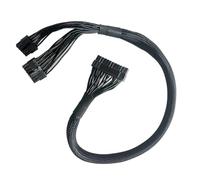 HSSDTECH Cavo del connettore di Alimentazione per Corsair RM1000 RM850 RM750 RM650 RM550 10pin And 14pin to 24pin 60cm Cavo di Alimentazione