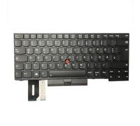 HSSDTECH DE Tastiera Ricambio per Lenovo Thinkpad E480 E485 T480s L480 L490 L380, 01YP452 Keyboard (German QWERTZ Layout - ISO)