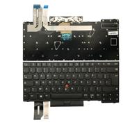 HSSDTECH Non-Backlit Tastiera Ricambio per Lenovo Thinkpad E480 E485 E490 E495 Keyboard (French AZERTY Layout - ISO)