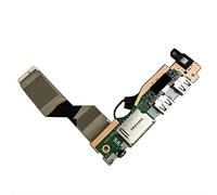 HSSDTECH Ricarica USB Scheda Jack Dock Port Socket per Lenovo ideapad 5-15ARE05 81YQ 5C50S25061 NS-C811 Scheda secondaria USB Modulo USB ausiliario Schedina USB con Batteria Integrata