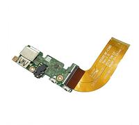 HSSDTECH Ricarica USB Scheda Jack Dock Port Socket per Lenovo ideapad S540-13ITL 82H1 5C50S25170 Scheda secondaria USB Modulo USB con Cavo Flessibile Incluso