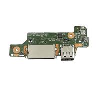 HSSDTECH Ricarica USB Scheda Jack Dock Port Socket + Ribbon Cavo Scheda IO Board per Lenovo ideapad 330S-14IKB 81F4 330S-14AST 81F8 330S-14 5C50R07661 Porta USB Connettore USB