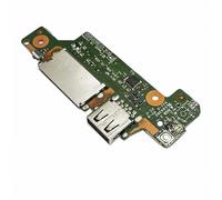 HSSDTECH Scheda Tasto Accensione Power Button Cavo Flat + Ribbon Cavo Scheda IO Board per Lenovo ideapad 330S-15IKB 81F5 330S-15AST 81F9 330s-15 5C50R07374 Porta USB Connettore USB