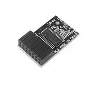 HSSDTECH TPM 2.0 LPC 14pin SLB9665 Modulo di Sicurezza per ASUS ROG Strix B250I B250H Gaming, Z270-I Gaming, Z270H Z270G Z270F Z270E H270I Gaming, TUF Z270 Mark Mainboard Security Module GC-TPM 2.0