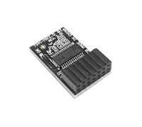 HSSDTECH TPM 2.0 LPC 14pin SLB9665 Modulo di Sicurezza per ASUS ROG Strix Z390-E / Z390-F, ROG Strix B450-F / B450-E, ROG Strix TRX40-E / TRX40-XE Mainboard Security Module GC-TPM 2.0