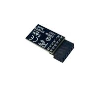 HSSDTECH TPM 2.0 Modulo di sicurezza LPC SPI 12Pin con Infineon SLB9670 per scheda madre Gigabyte Z590 D, Z590M, Z590 AORUS Ultra, Z590 UD AC, Z590 Vision G, Calcolo chiave di intestazione bus sicura