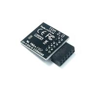 HSSDTECH TPM 2.0 SPI 12pin SLB9670 Modulo di Sicurezza per MSI MS-4462 PRO B550, PRO B650, PRO B650M, PRO B650-A WiFi/VC WiFi/S WiFi/P WiFi Intel 800 AMD X670 Series Mainboard Security Module