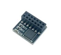 HSSDTECH TPM 2.0 SPI 14pin SLB9670 Modulo di Sicurezza per ASUS Prime B650 / B650M / B650EM, Prime B650-PLUS / B650EM-A / B650M-F-CSM / B650M-A AX6 Mainboard Security Module GC-TPM 2.0