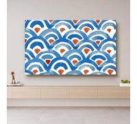 HSTANGKY Copertura Antipolvere Per TV Da Interno Da 32-80 Pollici Protezione Elastica Antiscivolo E Antigraffio Per Schermi LCD/LED Universale Per TV Sospese/da Tavolo/curve-Blue1||75inch