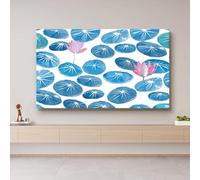 HSTANGKY Copertura Antipolvere Per TV Da Interno Da 32-80 Pollici Protezione Elastica Antiscivolo E Antigraffio Per Schermi LCD/LED Universale Per TV Sospese/da Tavolo/curve-Blue3||58-60inch