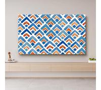 HSTANGKY Copertura Antipolvere Per TV Da Interno Da 32-80 Pollici Protezione Elastica Antiscivolo E Antigraffio Per Schermi LCD/LED Universale Per TV Sospese/da Tavolo/curve-Blue||80inch