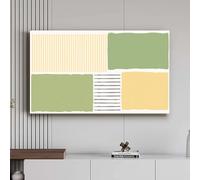 HSTANGKY Copertura Antipolvere Per TV Da Interno Protezione Universale Elastica Per Schermi Per LED LCD Piatti/curvi Copertura Per TV Da Tavolo/sospesa-Green4||80inch