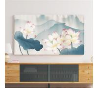 HSTANGKY Copertura Antipolvere Universale Per TV Da 32-80 Pollici Con Motivo Floreale 3D Protezione Per Schermo LCD/LED Premium Elasticizzata Per TV Piatte/curve-flower2||58-60inch