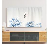 HSTANGKY Copertura Antipolvere Universale Per TV Da 32-80 Pollici Con Motivo Floreale 3D Protezione Per Schermo LCD/LED Premium Elasticizzata Per TV Piatte/curve-flower3||58-60inch