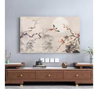 HSTANGKY Moderna Copertura Antipolvere Per TV Da Interno Copertura Di Protezione Morbida Universale Per Schermi Da 32-80" Per TV LCD/LED/Plasma Schermo Piatto/curvo Panno Antipolvere-flower1||75inch