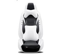 HSTBLEOO Coprisedili for auto universali, set completo di accessori for Nissan Navara D22 D40 S Np300(Black White,Luxury)
