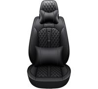 HSTBLEOO Coprisedili for auto universali, set completo di accessori for Nissan Pulsar Qashqai J10 J11 2011 2017 2018 Rogue Teana J31 J32 Terrano(Black Luxury)