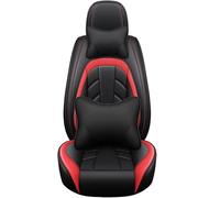 HSTBLEOO Coprisedili for auto universali, set completo for Nissan Navara D22 D40 S Np300 Accessori(Black Red Luxury)