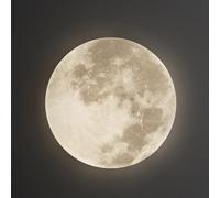 HSTBLEOO Moon Wall Lights For Bedroom Dimmable LED Wall Sconce Mount Contemporary Large Hallway Wall Lighting Decorate Bedside(Diameter 48CM)