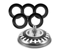 Hsthe Sea 10PCS Guarnizione di Tenuta per Lavello della Cucina Filtro di Scarico Filtro Cestello Guarnizione per Lavello della Cucina Valvola di Scarico Guarnizione di Tenuta della Valvola