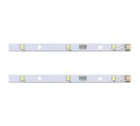 Hsthe Sea 2 Pezzi Striscia Luminosa a LED, Copertura per Frigorifero RONGSHENG/HISENSE Luce LED E349766 MDDZ-162A 1629348 DC12V 2W