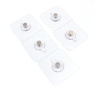 Hsthe Sea 20 ganci adesivi per foto, kit trasparente per appendere quadri per cornici, ghirlande e decorazioni da parete, senza chiodi
