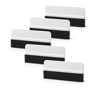 Hsthe Sea 5 pezzi 4 pollici Spatola in feltro di qualità da per auto, set di tergipavimento, spatola in feltro per involucro, strumento applicatore adesivo raschietto in vinile con