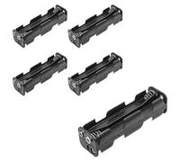 Hsthe Sea 5 pz 8AA 5 Dimensioni Portabatterie a 8 Celle Portabatterie 12VAA 12V Striscia Lunga Back-to-Back Adatto per 8 batterie AA