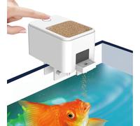 Hsthe Sea Alimentatore Automatico per Pesci Acquari Temporizzazione dell'alimentatore Il Volume di Alimentazione può Essere Impostato sul Telecomando dell'app per Telefono Cellulare