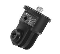 Hsthe Sea Alluminio Action Camera Mount su 1/4"-20 Adattatore a vite per Hero 12/11/10/9/8/7/6/5/4/3, versatile adattatore per fotocamera per treppiedi, monopiedi e accessori