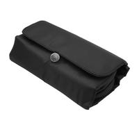 Hsthe Sea Borsa Pieghevole per pennelli da Trucco Custodia cosmetica da Viaggio per Set di pennelli e Accessori per Il Trucco - Nera