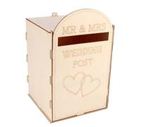 Hsthe Sea Cassetta Postale per Matrimoni in Mare Cassetta Postale per Carte Regalo in Legno Scatola Porta Carte Regalo per Matrimoni rustici per la Decorazione della Festa Nuziale